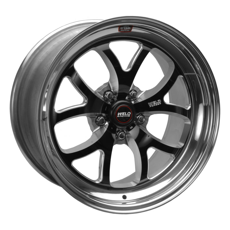 Weld S76 18x8 / 5x4.5 BP / 5.2in. BS Black Wheel (Low Pad) - Non-Beadlock