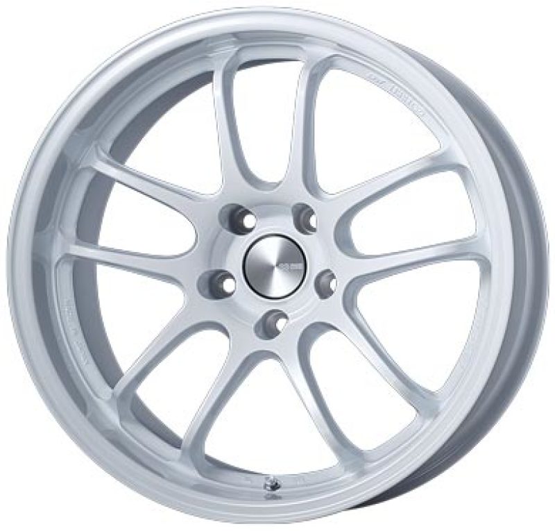 Enkei PF01EVO 18x9.5 15mm Offset 5x120 72.5mm Bore Pearl White Wheel Special Order / No Cancel