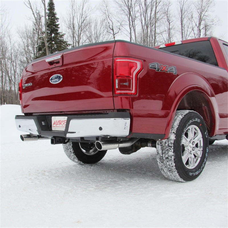 MBRP 2015 Ford F-150 5.0L 3in Cat Back Dual Split Rear Exit AL Exhaust System