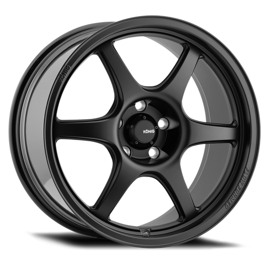 Konig Hexaform 17x8 4x100 ET45 Matte Black