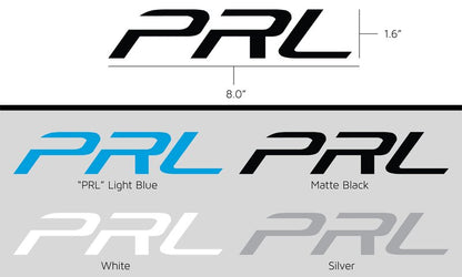 PRL Motorsports - 8" Vinyl Decal Light Matte Blue