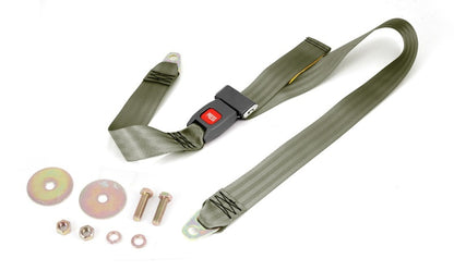 Omix Lap Seat Belt Olive 87-95 Jeep Wrangler YJ