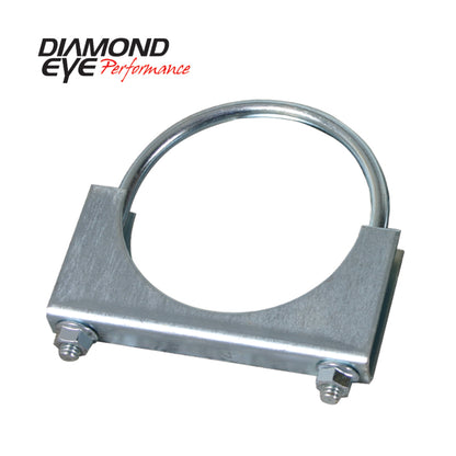 Diamond Eye CLAMP 3in 3/8in U-BOLT 11 GAUGE SADDLE ZINC-COATED HEAVY DUTY