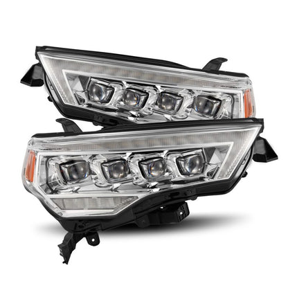 AlphaRex 14-22 Toyota 4Runner NOVA LED Proj Headlights Chrome w/ Activ Light/Seq Signal/DRL