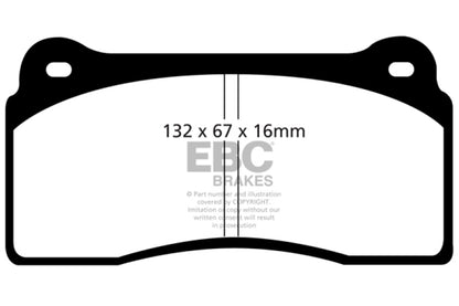 EBC 99-03 Aston Martin DB7 5.9 Redstuff Front Brake Pads