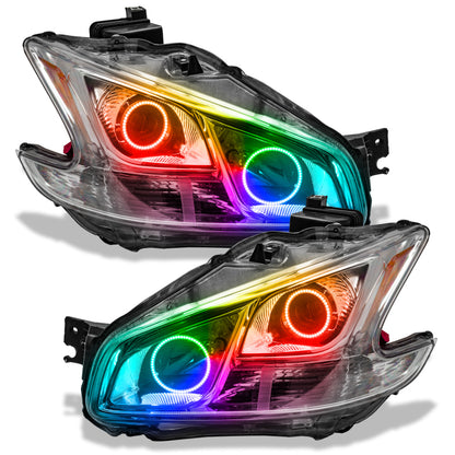 Oracle 09-13 Nissan Maxima SMD HL (Non-HID)-Chrome - ColorSHIFT w/o Controller