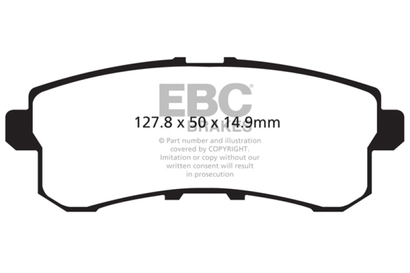 EBC 11-13 Infiniti QX56 5.6 Yellowstuff Rear Brake Pads