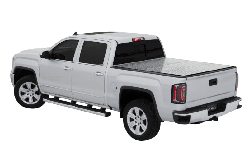 Access LOMAX Pro Series Tri-Fold Cover 19+ Chevy/GMC 1500 6ft 6in Bed - Blk Diamond Mist