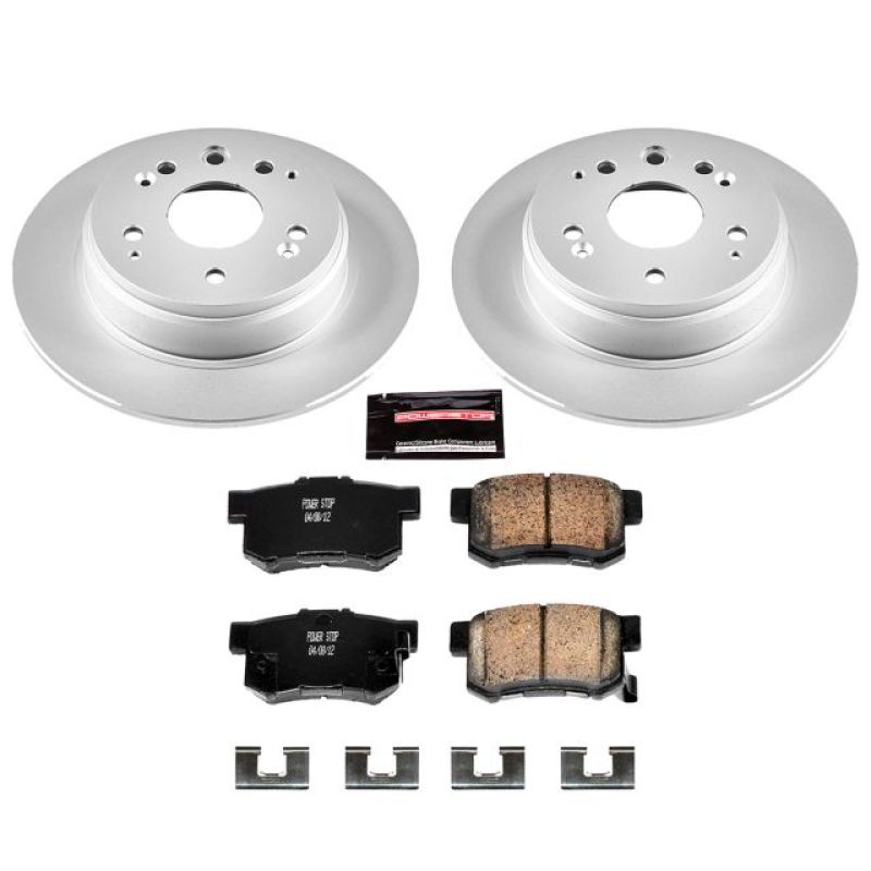 Power Stop 99-03 Acura TL Rear Z17 Evolution Geomet Coated Brake Kit