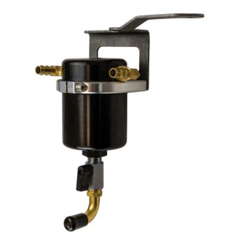 Moroso 14-18 GM Trucks w/5.3L/6.2L Air Oil Separator (Black Anodized)