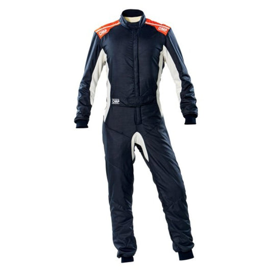 OMP One-S Overall Navy Blue/F Orange - Size 60 (Fia 8856-2018)