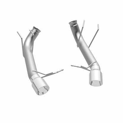 MagnaFlow 13 Ford Mustang Dual Split Rear Exit Stainless Axle-Back Cat Back Exhaust (Competition)