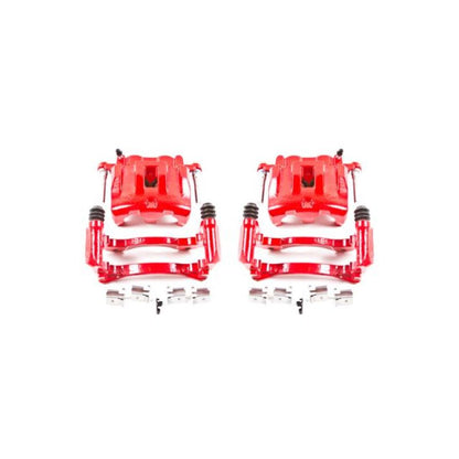 Power Stop 99-04 Jeep Grand Cherokee Front Red Calipers w/Brackets - Pair