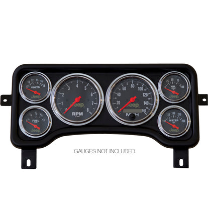 Autometer Jeep TJ/XJ Direct Fit Dash Panel 6 Gauge 3 3/8in x2 / 2 1/16in x4