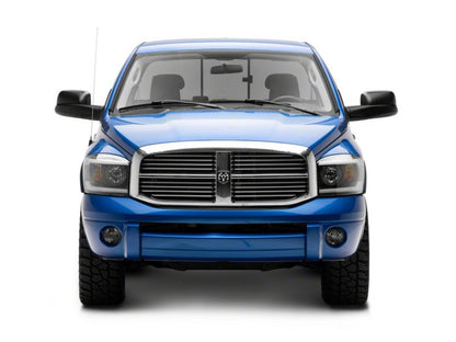 Raxiom 06-09 Dodge RAM 1500/2500/3500 Axial Headlights w/ SEQL LED Bar- Black Housing (Clear Lens)