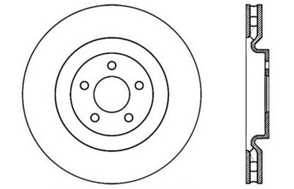 StopTech Drilled Sport Brake Rotor