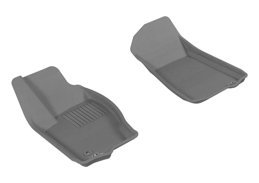 3D MAXpider 2006-2010 Jeep Commander Kagu 1st Row Floormat - Gray