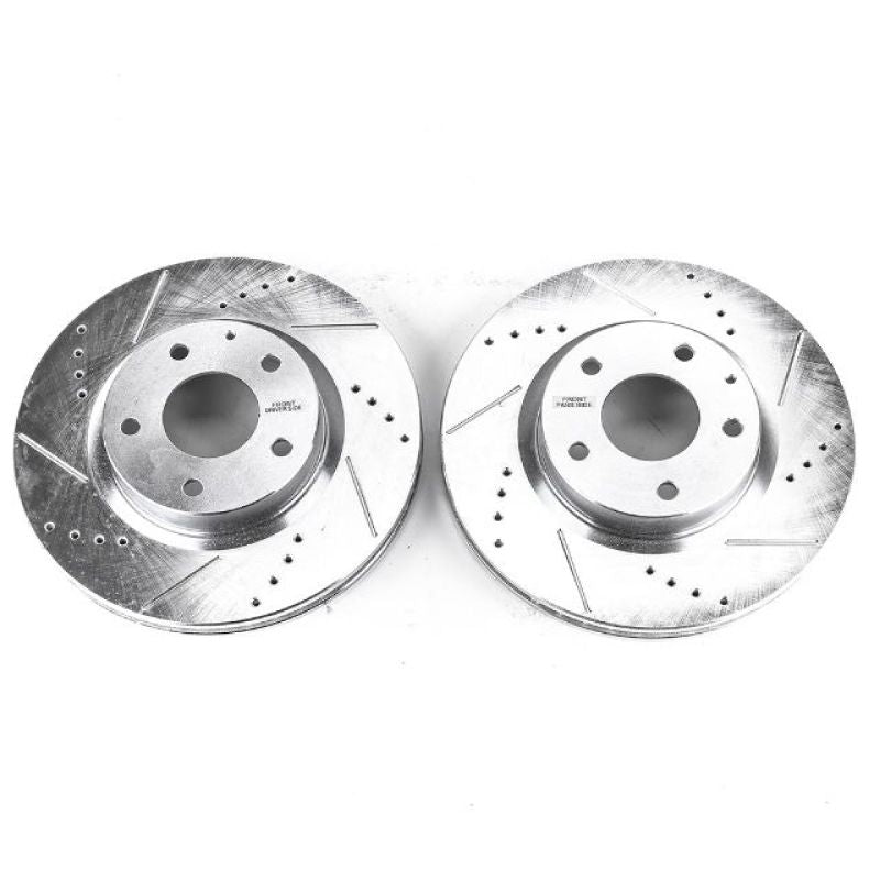 Power Stop 14-18 Mazda 3 Front Evolution Drilled & Slotted Rotors - Pair