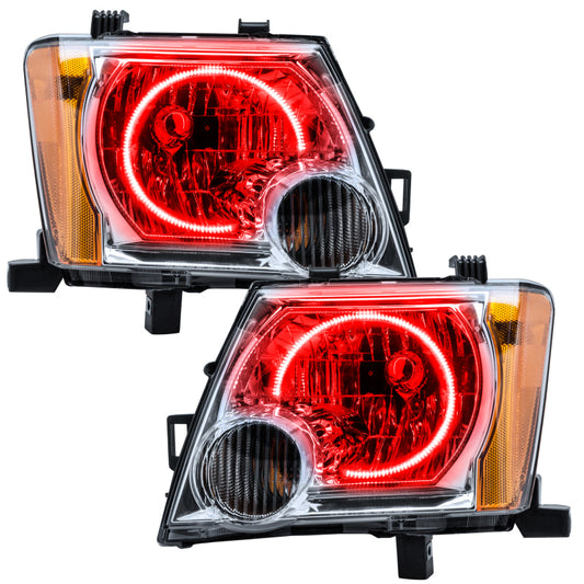 Oracle Lighting 05-14 Nissan Xterra Pre-Assembled LED Halo Headlights -Red SEE WARRANTY