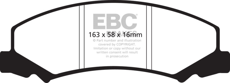 EBC 08-09 Buick Allure (Canada) 5.3 Greenstuff Front Brake Pads