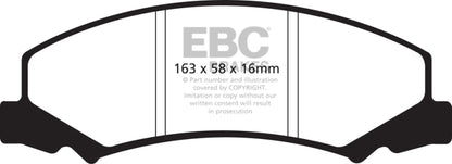 EBC 08-09 Buick Allure (Canada) 5.3 Ultimax2 Front Brake Pads
