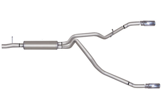 Gibson 17-18 Ford F-250 Super Duty King Ranch 6.2L 2.5in Cat-Back Dual Split Exhaust - Aluminized