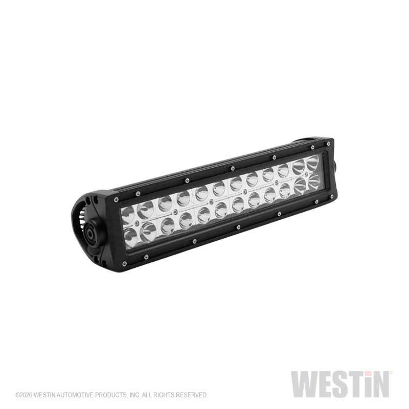 Westin EF2 LED Light Bar Double Row 12 inch Spot w/3W Epistar - Black