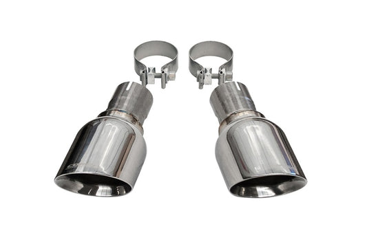 Corsa 11-21 Jeep Grand Cherokee Single 2.5in Inlet / 4.5in Outlet Polished Pro-Series Tip Kit
