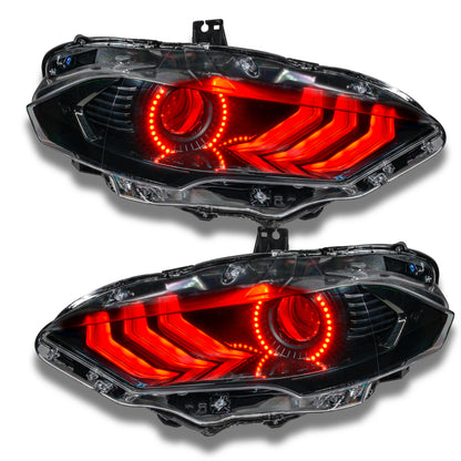 Oracle 18-21 Ford Mustang Dynamic DRL w/ Halo Kit & Sequential Turn Signal - ColorSHIFT SEE WARRANTY