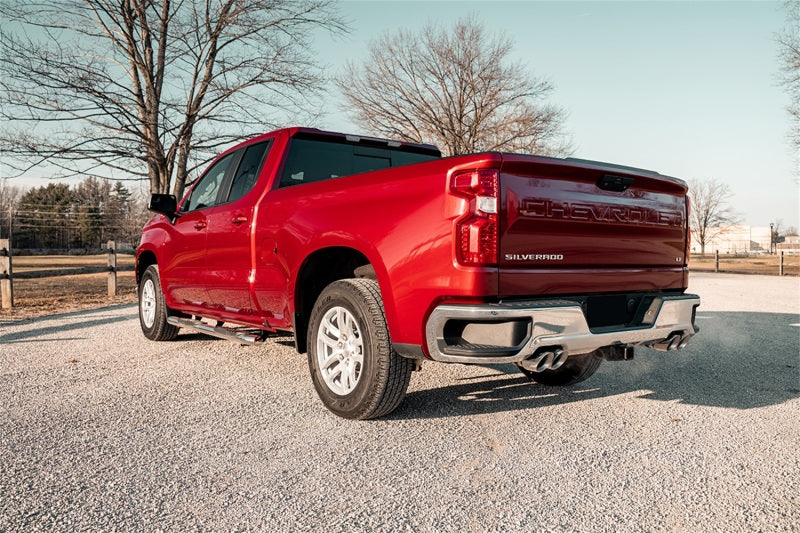 Corsa 2019-2024 Chevrolet Silverado 1500 5.3L 147.5in Wheel Base Cat-Back Dual Rear 4in Polish Tips