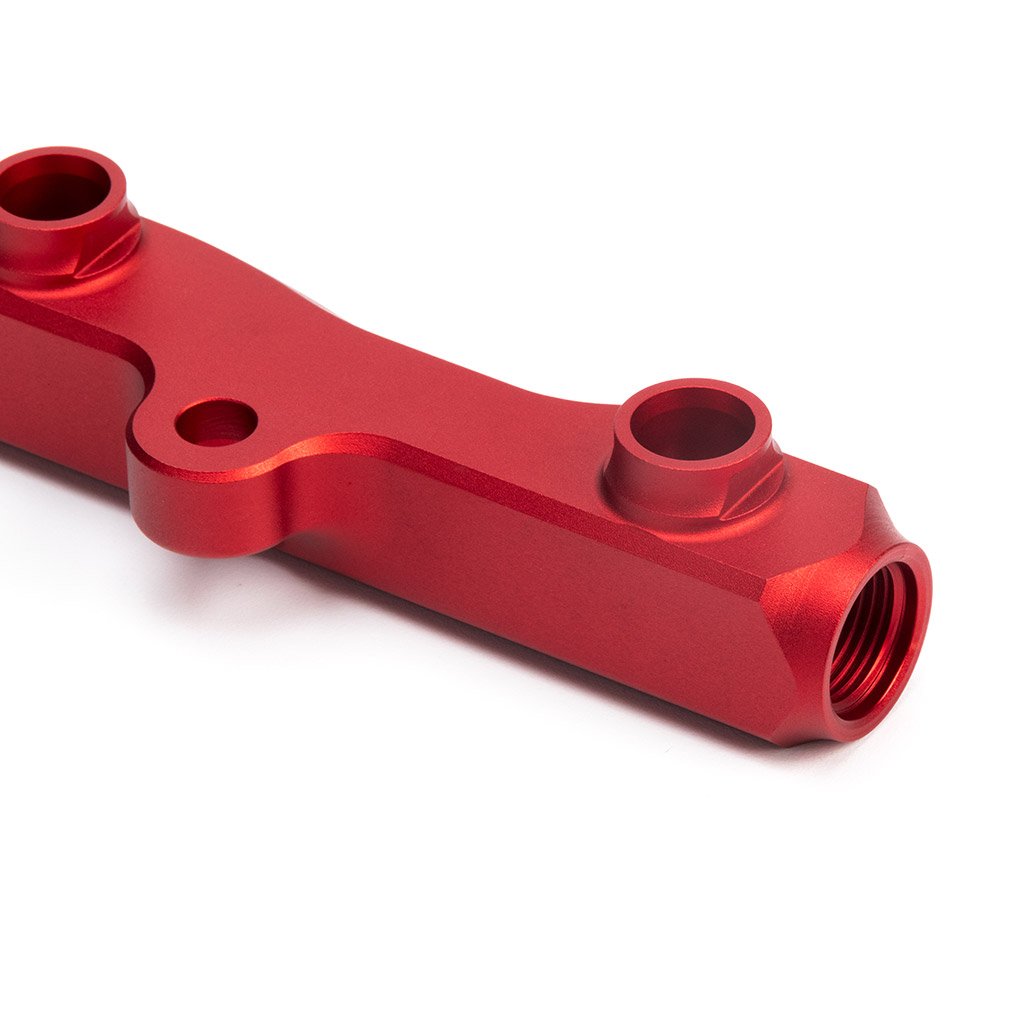 Acuity - K-Series Fuel Rail in Satin Red Finish