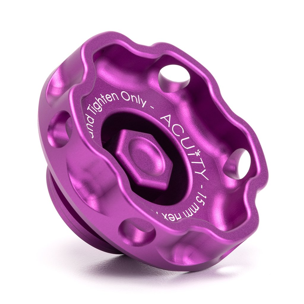 Acuity - Podium Oil Cap in Satin Purple for Hondas/Acuras